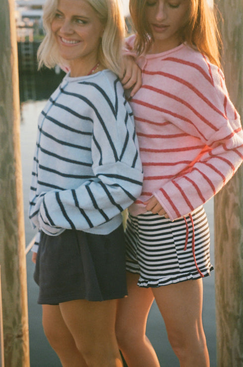 Coco Cutie Cardigan // Montauk Stripe