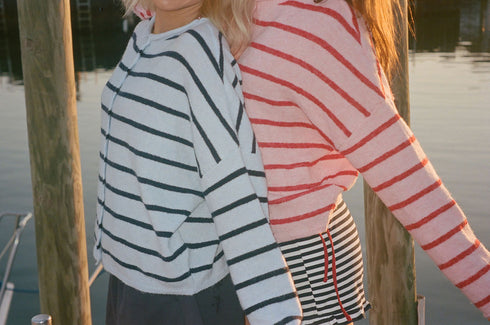 Coco Cutie Cardigan // Montauk Stripe