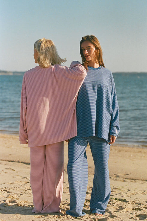 Road Trip Pullover // Cobalt Stripe *PREORDER 7/5*