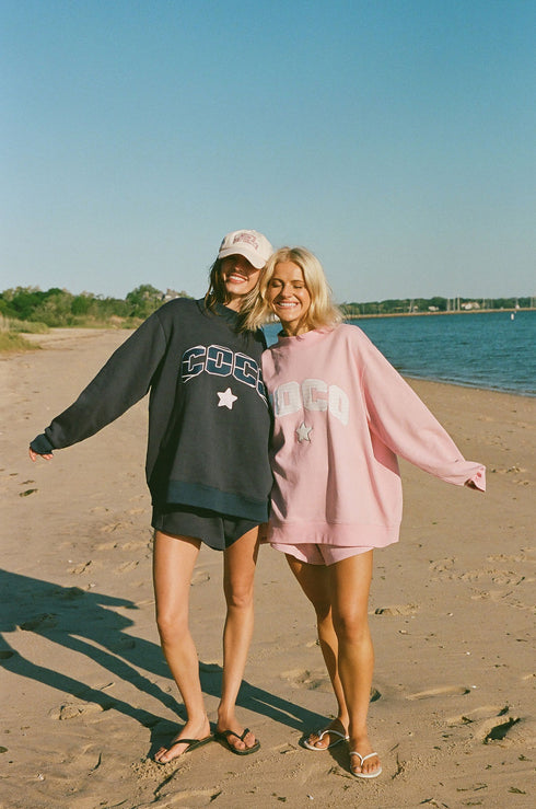Coco Girl Mockneck // Heritage Pink