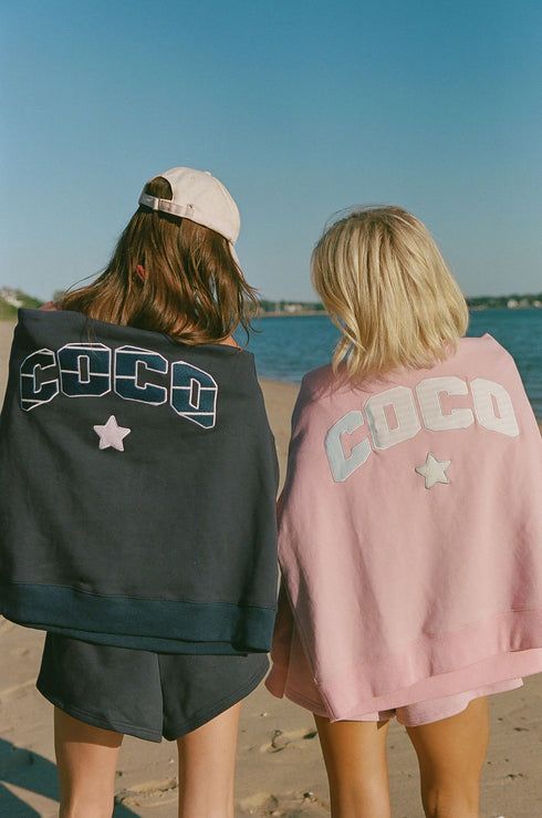 Coco Girl Mockneck // True Blue