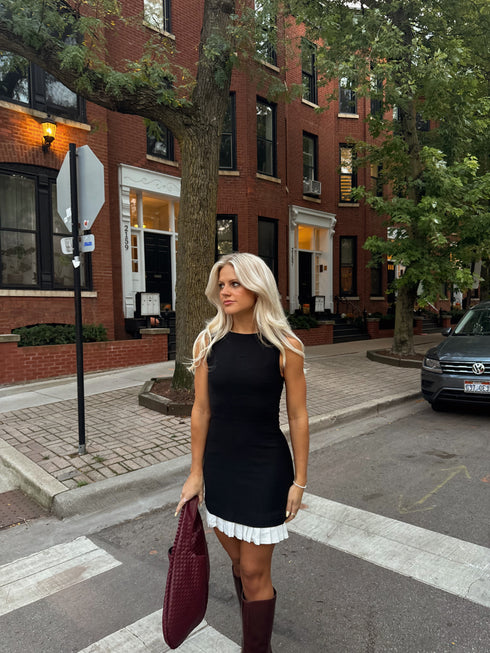 Tennis Club Dress// Black