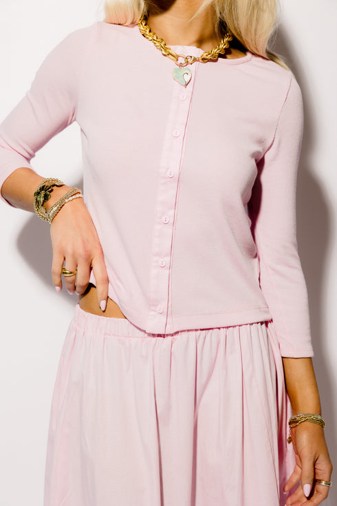 Pirouette Cardigan // Baby Pink