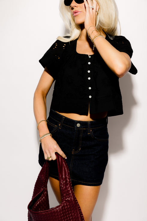 Morning Market Top // Black