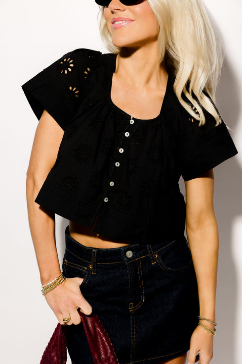 Morning Market Top // Black