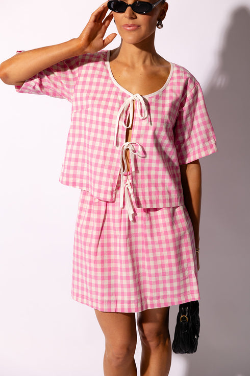 Cheriosa Gingham Set