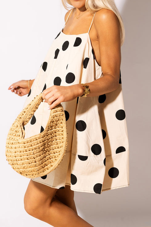 Off Duty Dot Dress
