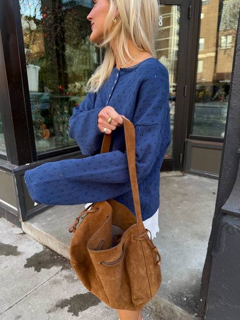 Everyday Pointelle Cutie // Denim