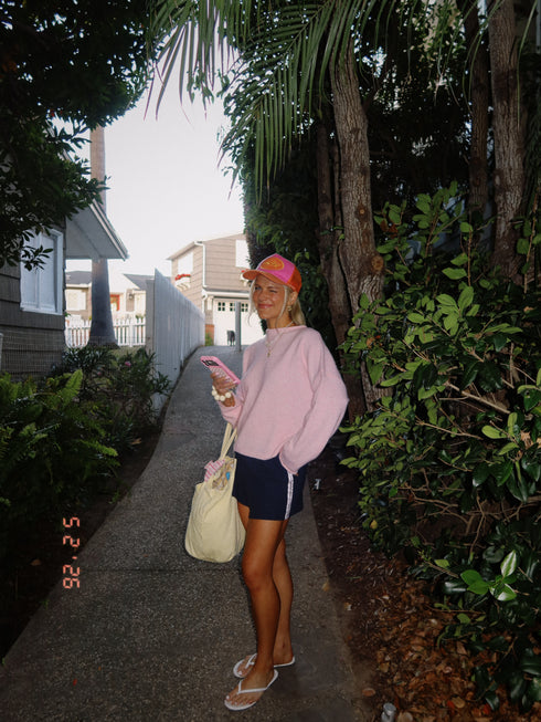 Sun Club Knit // Baby Pink
