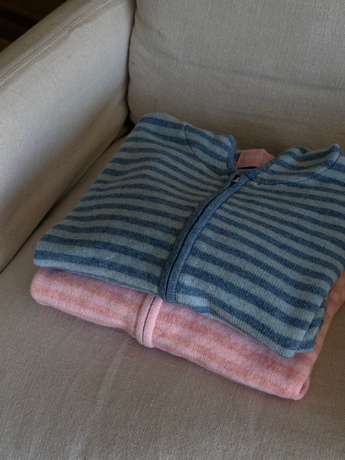 Club Cutie Zip-Up // Baby Pink Monochrome *RESTOCKED*