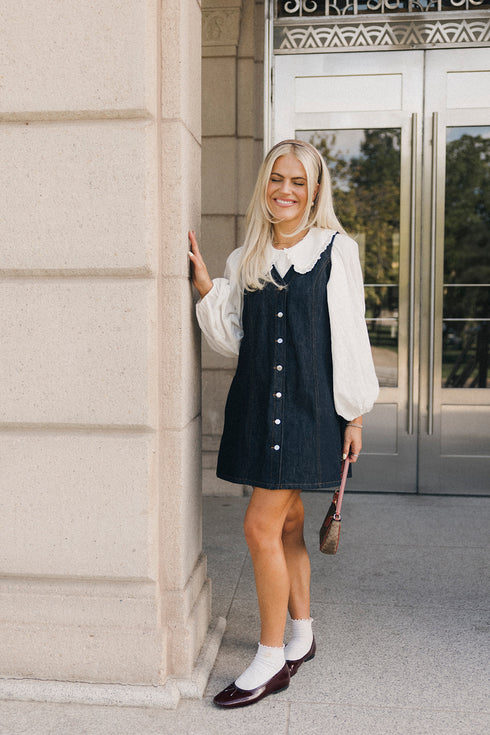 Teachers Pet Denim Dress