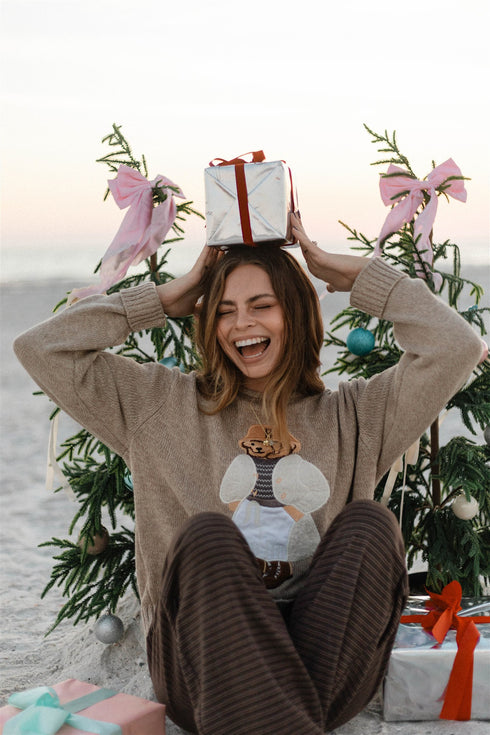 Sunny Stripe Pant // Espresso *PREORDER*