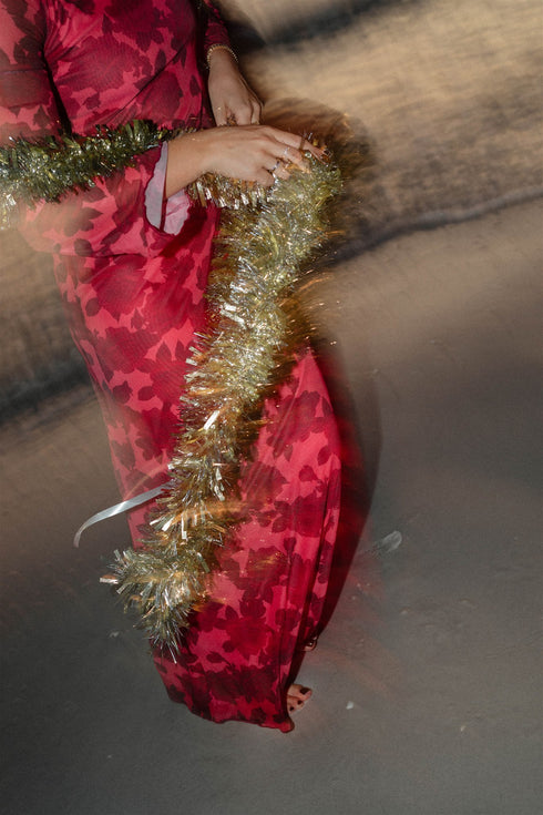 Coastal Christmas Dress // Red *PREORDER*