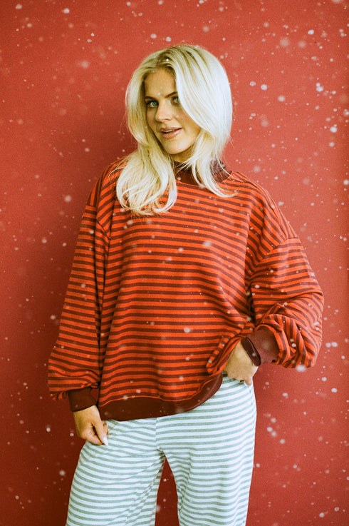 Drive Slow Pullover // Flame