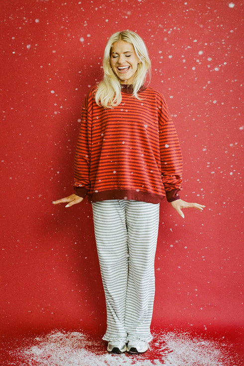 Drive Slow Pullover // Flame