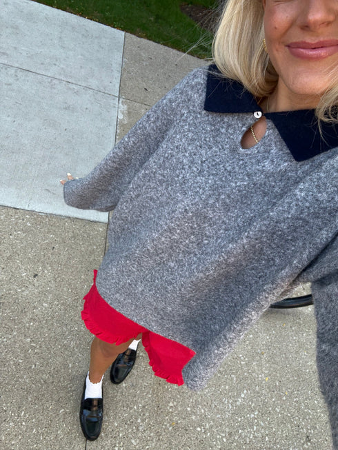 Classic Cutie Polo // Heather Grey *RESTOCKED*