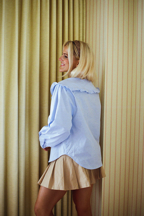 Meadow Moments Top // French Blue
