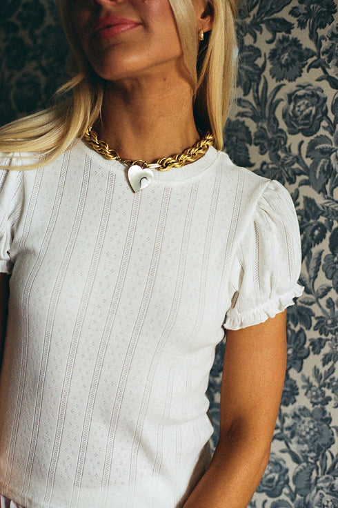 Clem Top // White