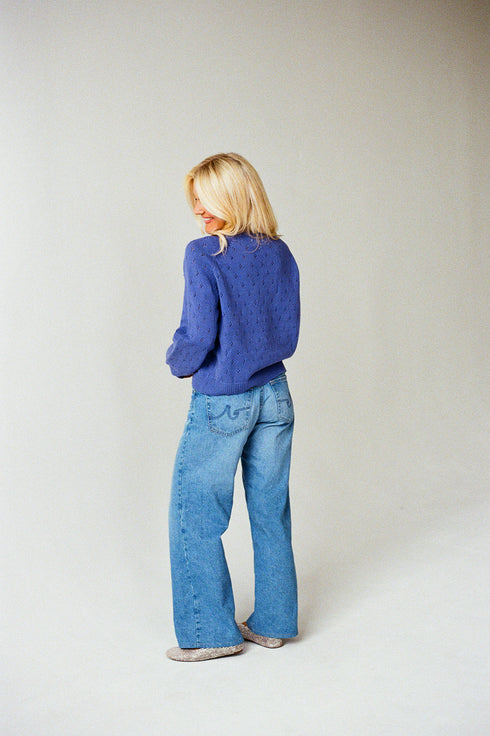 Posie Pointelle Cardigan // Vintage