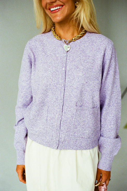 Dream Days Cardigan // Lilac