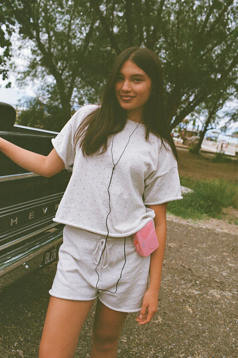 On Repeat Knit Set // Cloud