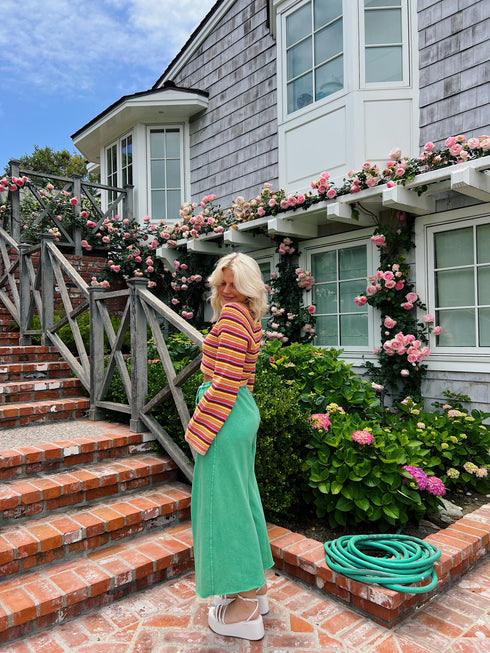 Sun Soaked Lounge Pant// Mermaid Green