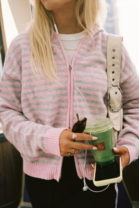 Club Cute Zip Up // Cloud Pink
