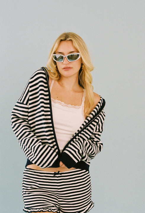 Club Cute Zip Up // Navy
