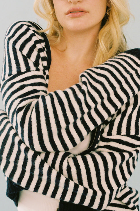 Club Cute Zip Up // Navy