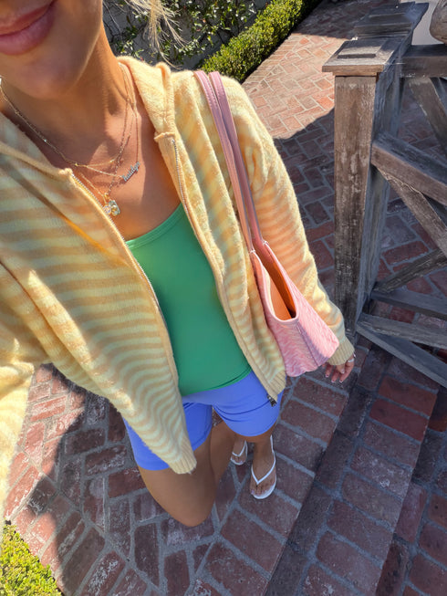 Club Cutie Zip-Up // Peel *PREORDER 8/14*