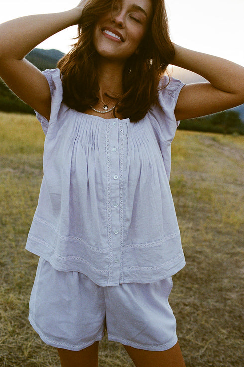 Nellie Top // Lilac