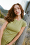 Everyday Pointelle Top // Sage