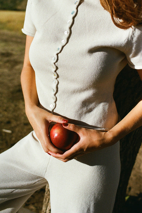 Heirloom Knit Top // Chai