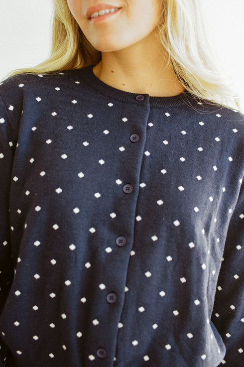 Kit Dottie Cardigan // Midnight