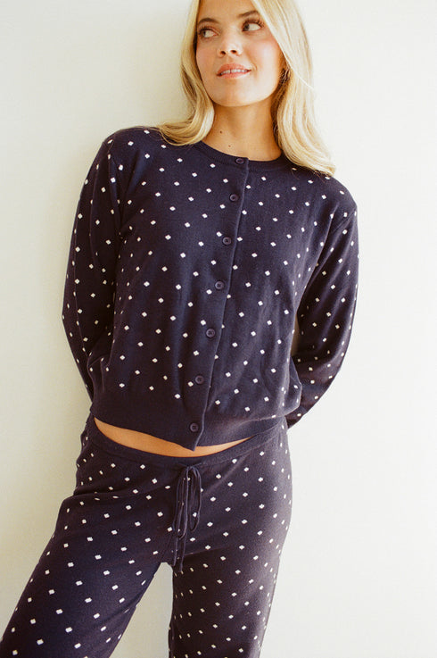 Kit Dottie Cardigan // Midnight