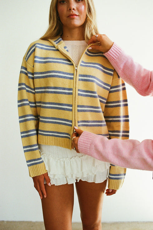 Club Cutie Zip-Up // Sunshine