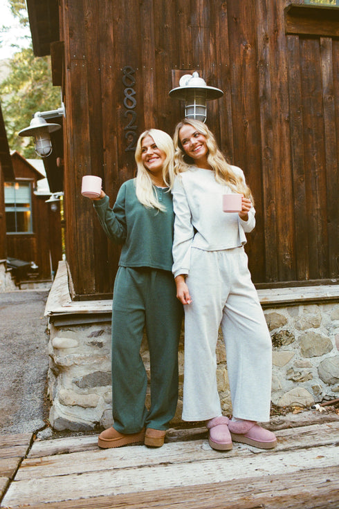 Weekend Waffle Pant // Heather *PREORDER 10/23*