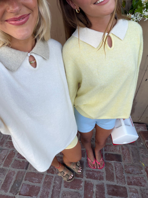 Classic Cutie Polo // Cream