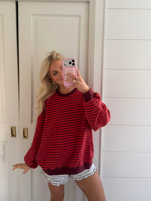 Drive Slow Pullover // Flame