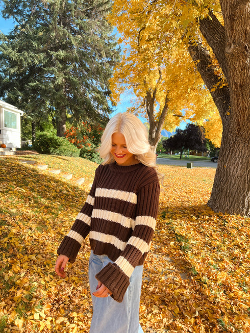 Everyday Slay Striped Sweater