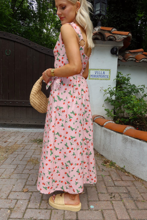 Berry Blooms Dress // Pink
