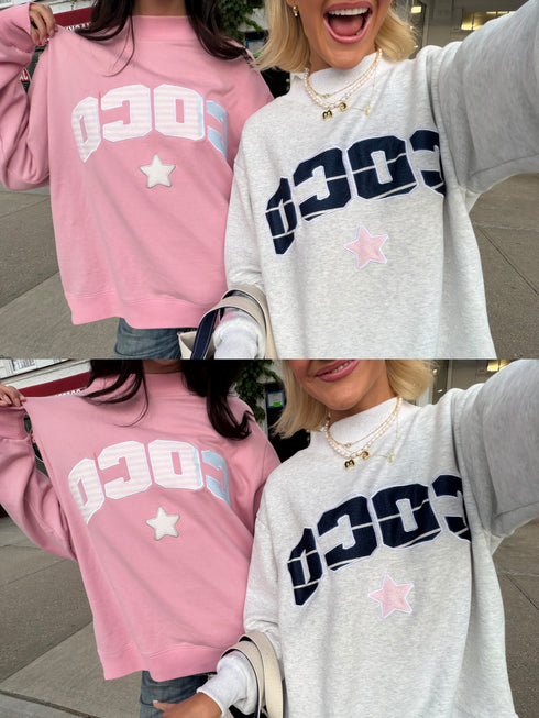 Coco Girl Mockneck // Heritage Pink
