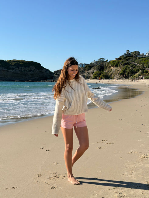 Coco Cutie Cardigan // Cream Stripe *RESTOCKED*