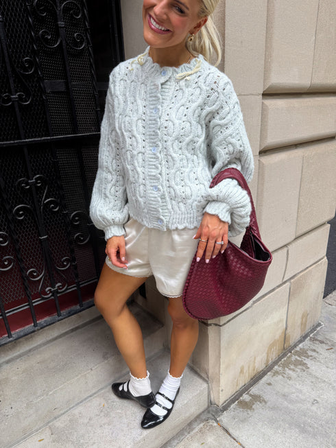 Ballerina Cardigan // Cloud *RESTOCKED*