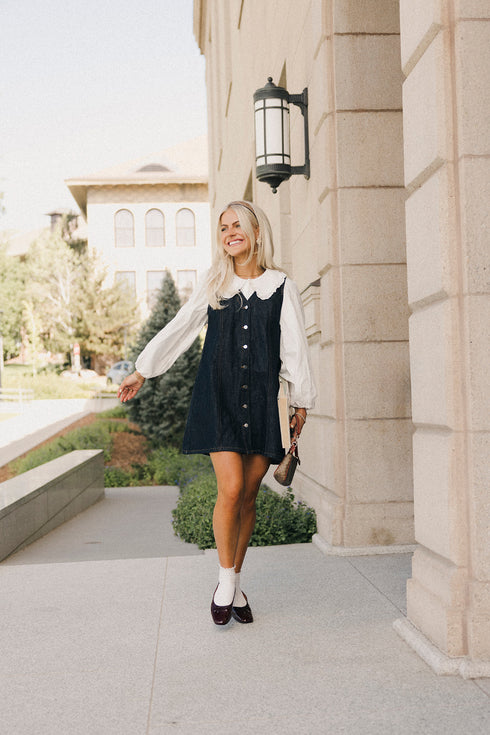 Teachers Pet Denim Dress