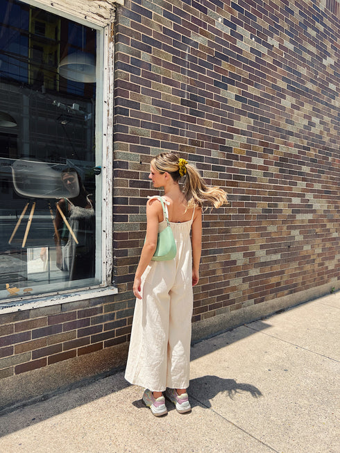 Easy Peasy Jumpsuit // Cream