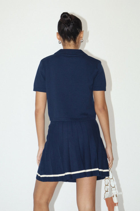 Game, Set, Match Knit Skirt