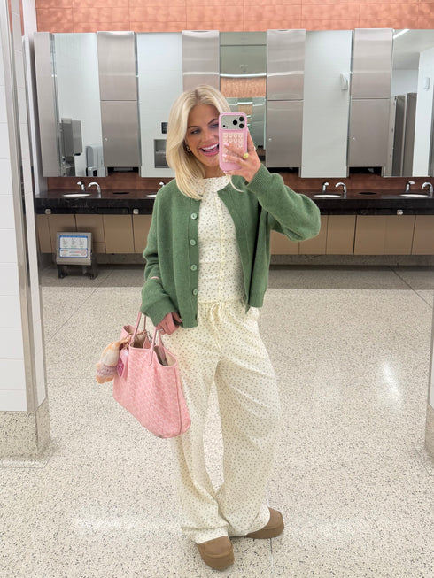 Honey Club Cardigan // Matcha *COCO EXCLUSIVE*