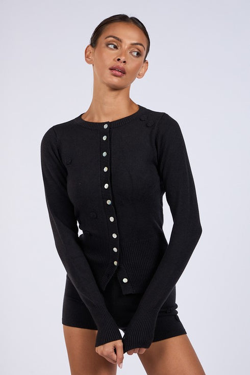 The Sophie Cardigan// Black