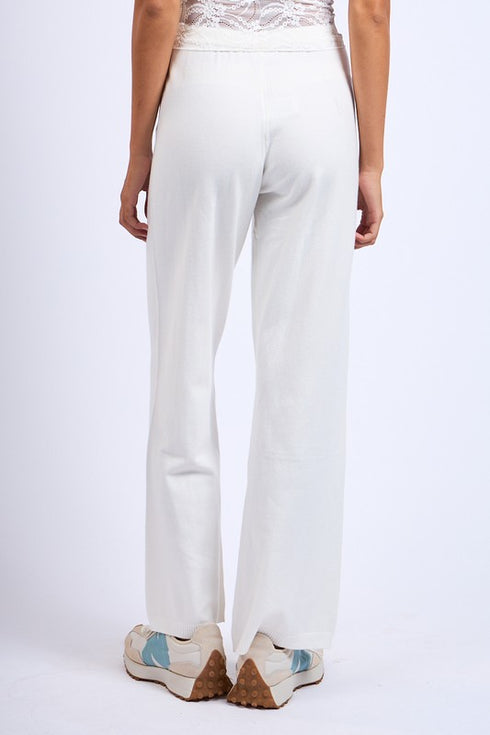 The Easy Peasy Pant // White